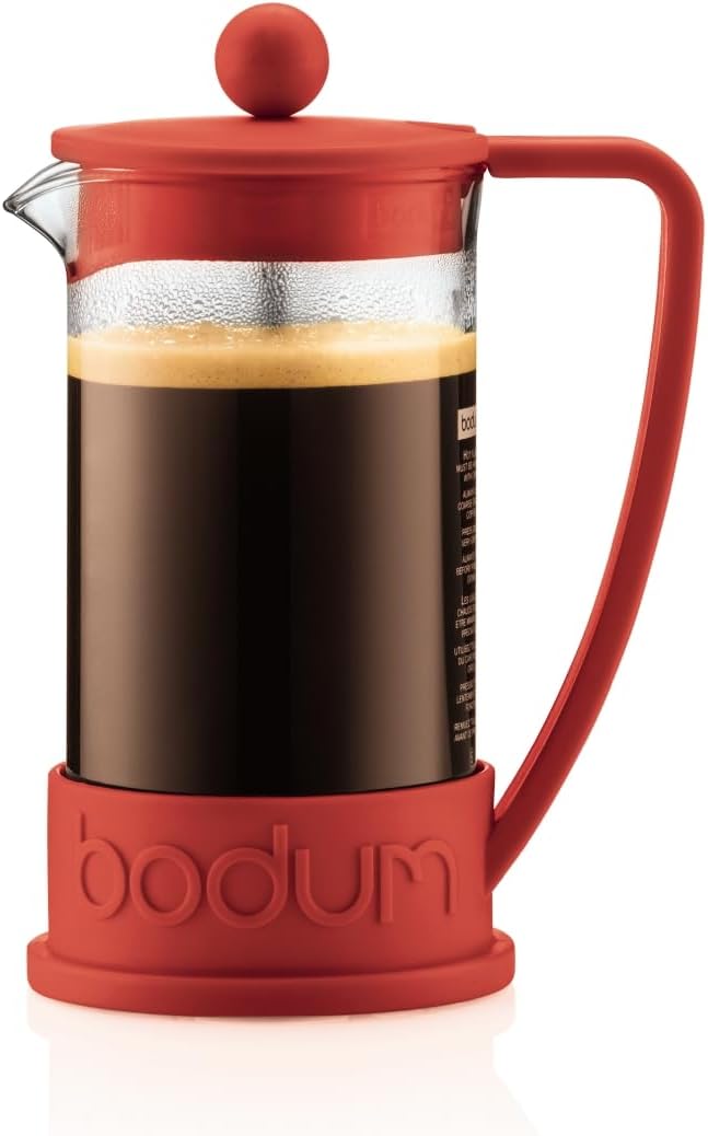 Bodum 34oz Brazil French Press Coffee Maker, High-Heat Borosilicate Glass by Bodum