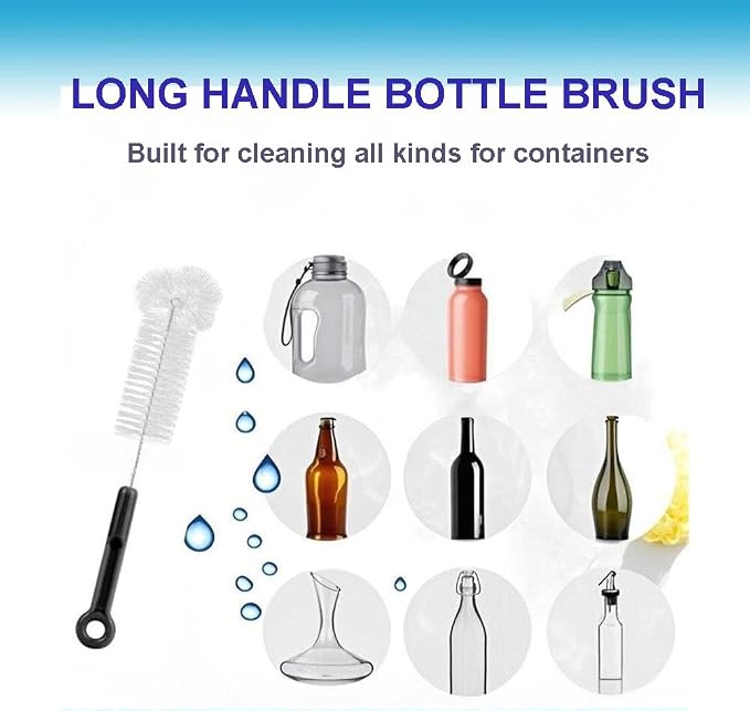 3 Pack Bottle Cleaning Brush Set - Image 2