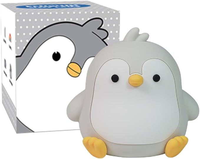 Penguin Night Light for Adults, Dimmable Cute Silicone Animal Nightlight - Image 8