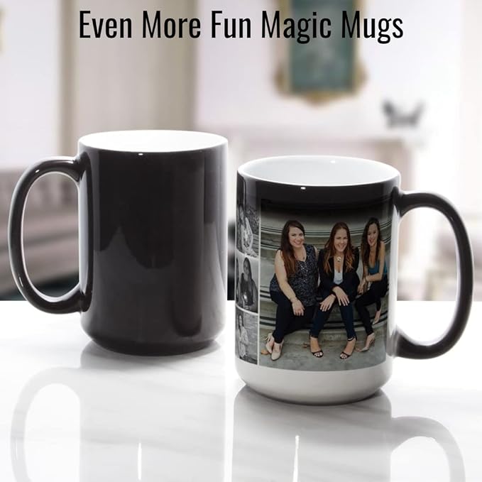 TANGLONG Color Changing Coffee Mugs 15oz Sublimation Mugs Magic Mug Heat - Image 4
