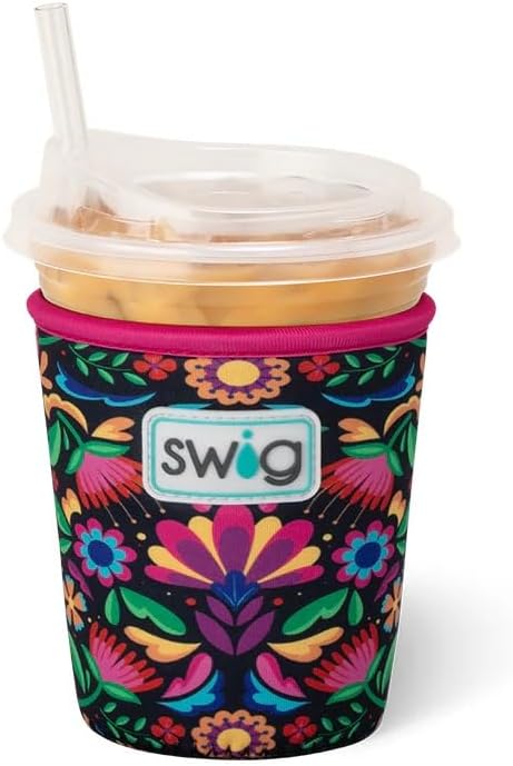 Swig Life Small Iced Cup Coolie, Standard 22oz Iced Coffee Cup Insulator Sleeve by SwigLife