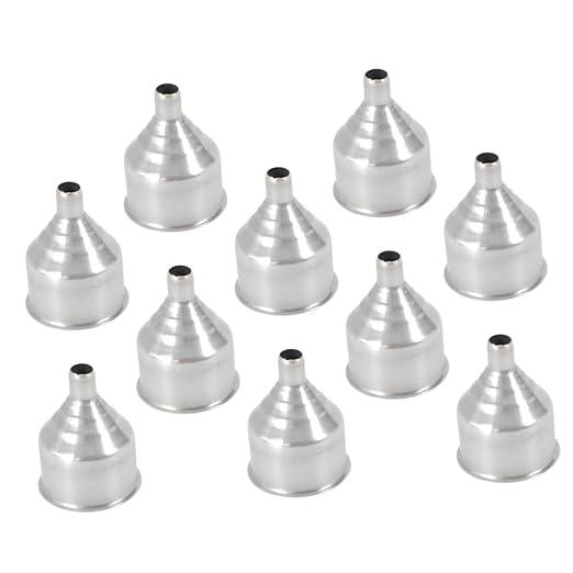 10Pcs Stainless Steel Kitchen Funnels by HAKIDZEL