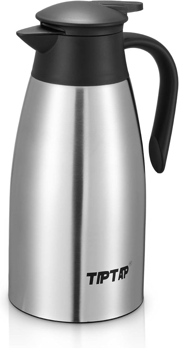 TIPTAP 70oz Thermal Coffee Carafe, Stainless Steel Insulated Vacuum Coffee by Unknown