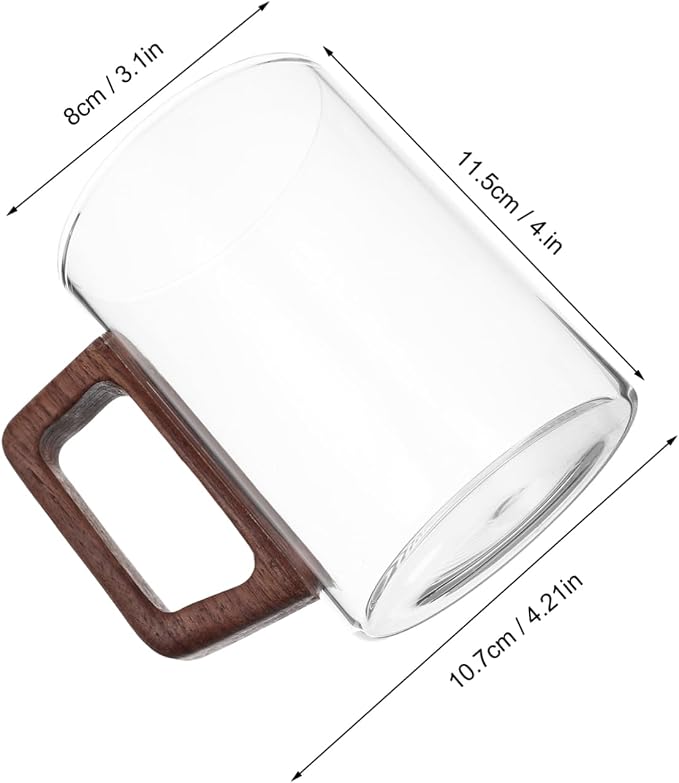 BESTYASH Clear Glass Tea Mug - Image 2