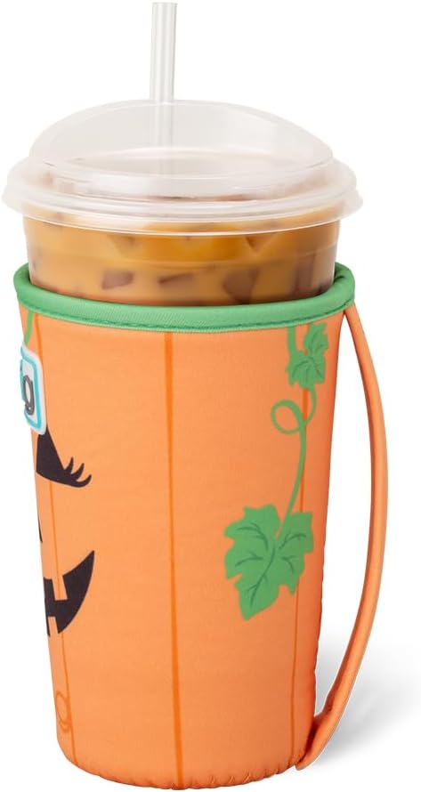 Swig Life Medium Iced Cup Coolie, Halloween 22oz Iced Coffee Cup Insulator - Image 2