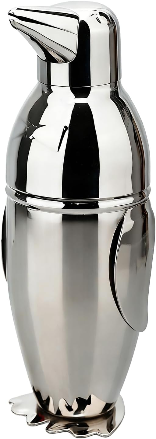 Penguin Cocktail Shaker, Bartender Shakers 17oz by MeowvCraft