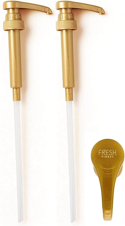 2 Pack Fresh Finest Coffee Syrup Pump Dispenser, Syrup Pump is Compatible - Image 2