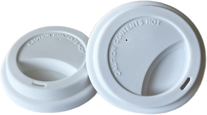 Silicone Cup Covers, Reusable Silicone Lids by NumRealmNumberIDTagsLabels