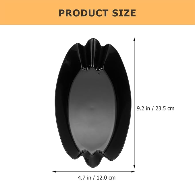 Artibetter Coffee Bean Display Tray 500g Black 2pcs Coffee Bean Measuring Plate - Image 2