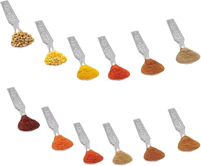Mini Spoon Set of 12 for Spice Box Small Stainless Steel Spoons for Masala - Image 3