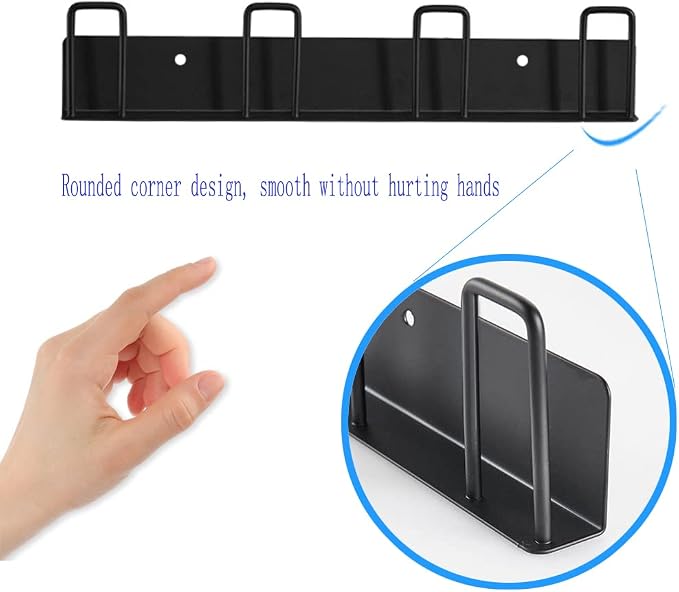 BAIEUEJO 2pcs Mug Hooks Wall-Mounted Mug Holder, Coffee Cups Holder Hanger no - Image 7