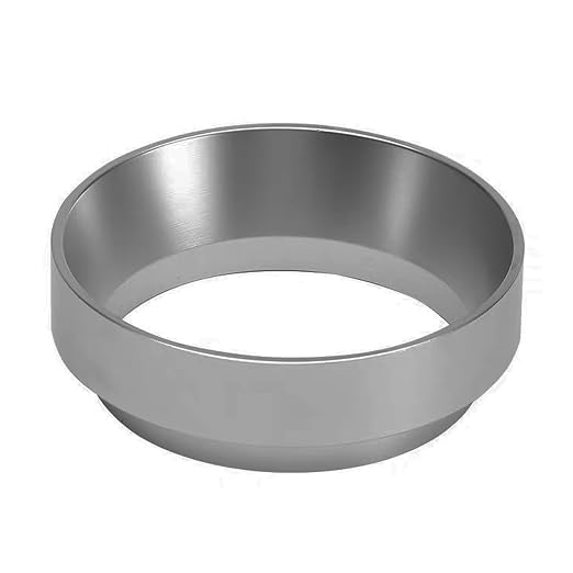 58mm Espresso Dosing Funnel, Stainless Steel Coffee Dosing Ring Compatible by Criativo+live