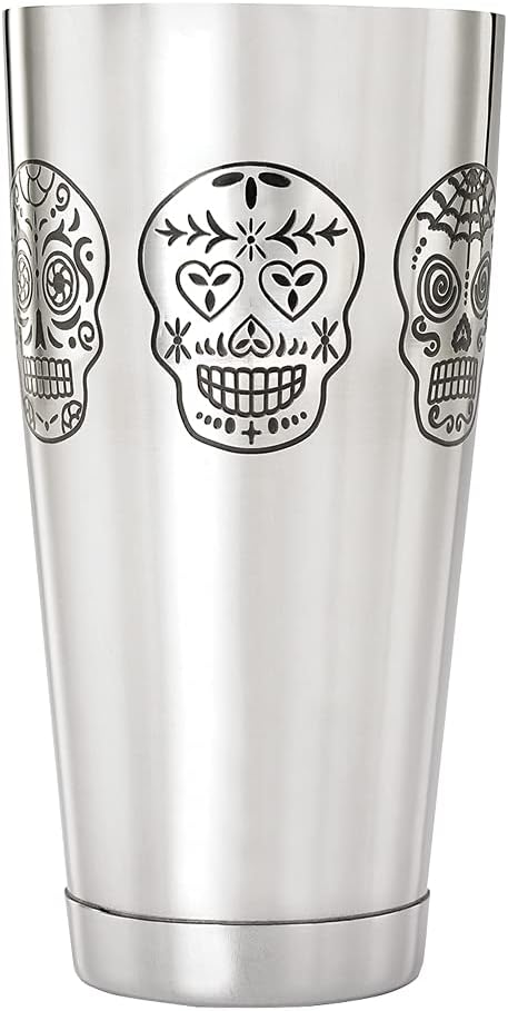 Barfly 28oz Shaker Tin, Day of the Dead by BarflybyMercer