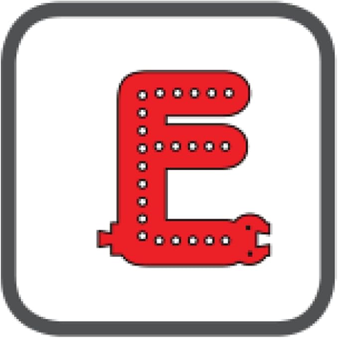 M&T Displays LED Marquee Letter Lights Modular Red Light Up Alphabet Initial E - Image 7