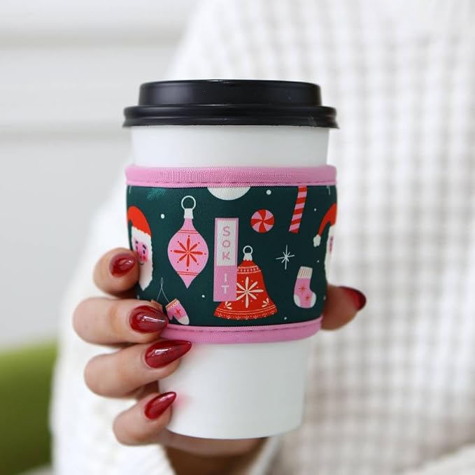 Sok It HotSok Coffee & Tea Reusable Insulated Neoprene Cup Sleeve - Image 3