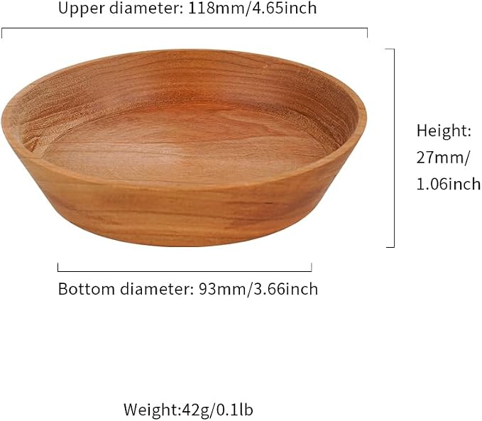 watchget Coffee Drip Tray, Wood Coffee Beans Dosing& Weighing Tray, Pour Over - Image 2