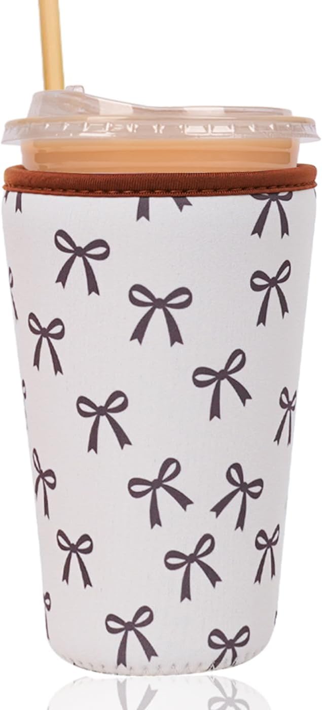 Reusable Insulated Sleeve for Iced Coffee Cup, Coffee Neoprene Sleeve for Cold by Unknown