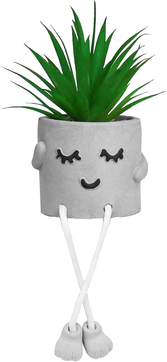 Small Artificial Succulent Plant in Pot 1PC by guowanpp