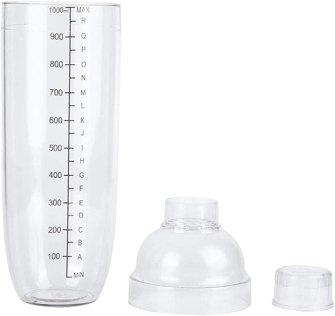 Cocktail Shaker, Food Grade Plastic Highly Transparent Drink Shaker Cup Ice Tea - Image 5