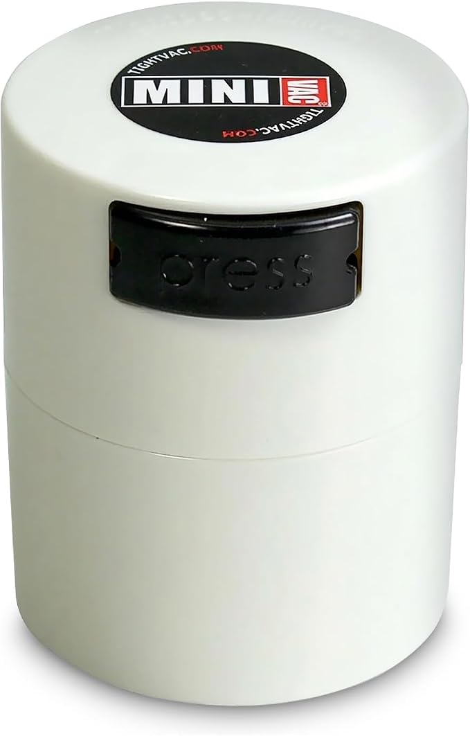 TIGHTPAC MINIVAC Portable Vacuum Seal Airtight Container – Keeps Coffee Beans by Tightpac+America+Inc.