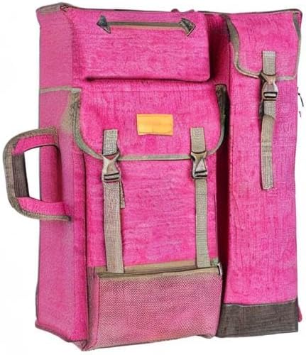 TRANSON Art Portfolio Case Artist Backpack Canvas Bag Large 26” x 19.5” - Image 9
