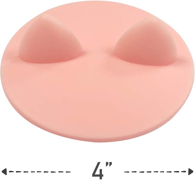 Wrapables® Animal Ears Silicon Cup Lids, Anti-Dust Airtight Mug Covers - Image 5