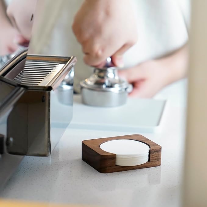 watchget Espresso Paper Filter Holder Coffee Filter Storage Container Coffee - Image 7