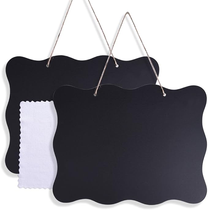 AUSTOR Chalkboards 10x14 Inch Double Sided Erasable Chalkboard Signs Message - Image 7