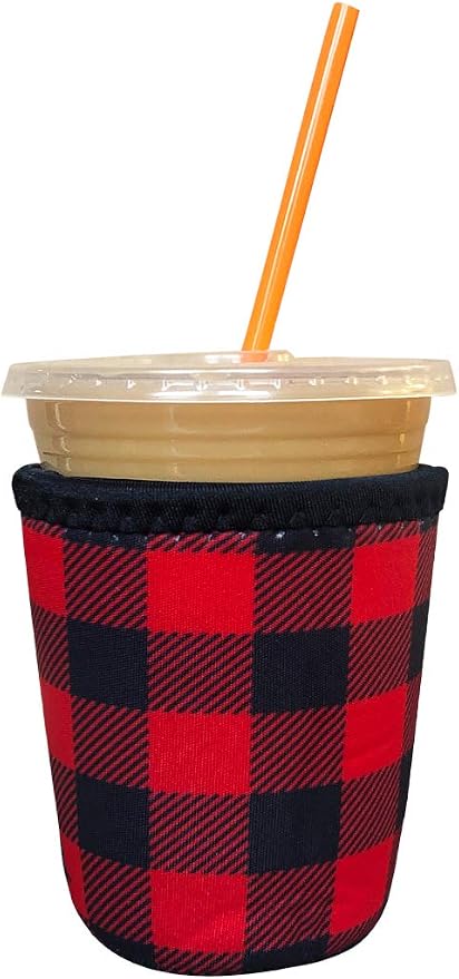 Iced Coffee Sleeve, Insulated Neoprene Cup Sleeve, Fits a 16 Oz. Coffee Cup by Koverz