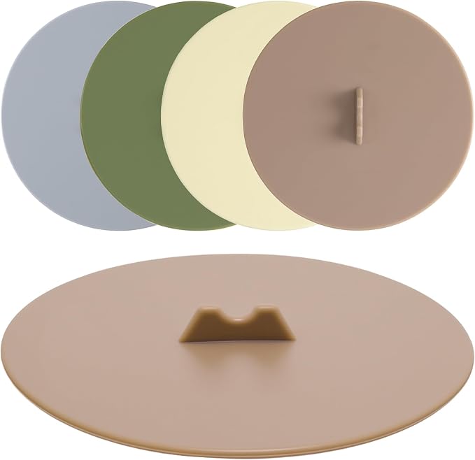 4Pcs Silicone Cup Covers, Reusable Drink Lid by CLISENCE