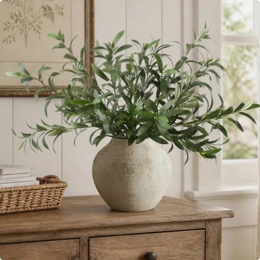 Leftover 5 Pcs 33.4'' Faux Olive Branches by LEFTOVER