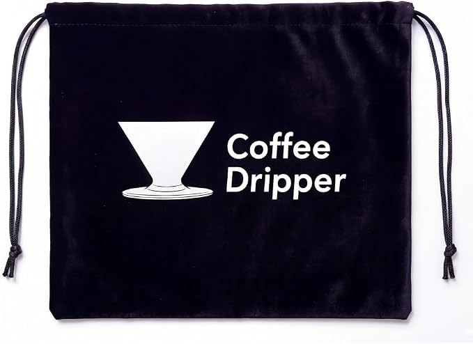 Velvet Large Storage Bag for Pour Over Coffee Dripper, 14x11 inches Soft by Unknown
