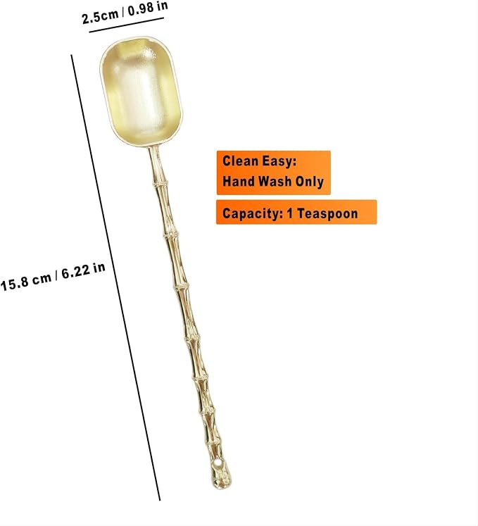 Measuring Spoons 1 Teaspoon Scoops B-Gold Coffee Measuring Scoop Set of 3 - Image 6
