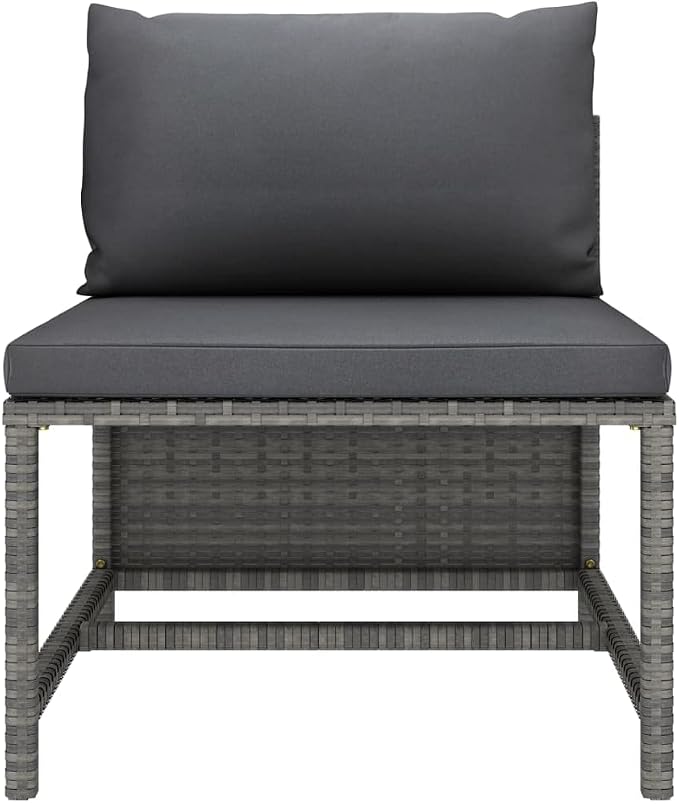 9-Piece Garden Lounge Set, Modular Outdoor Patio Furniture Sectional - Image 8