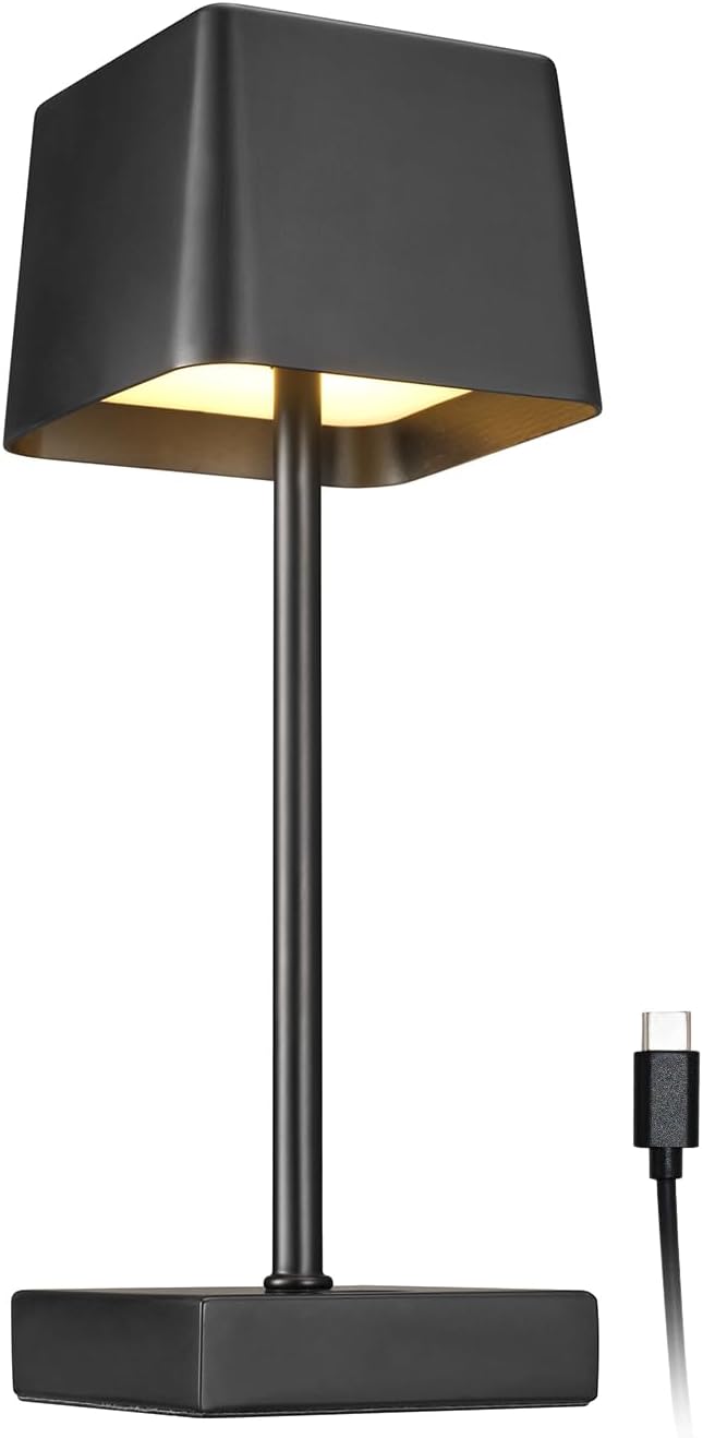 Globe Electric 12" Cordless Portable Outdoor Solar Operated LED Table Lamp by GlobeElectric