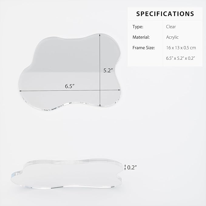 Acrylic 5Pcs/Set Coaster for Desk - Image 7