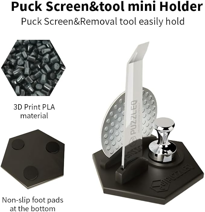 54mm Espresso Accessories Kit, Spring Loaded Calibrated Tamper, mat，WDT - Image 3