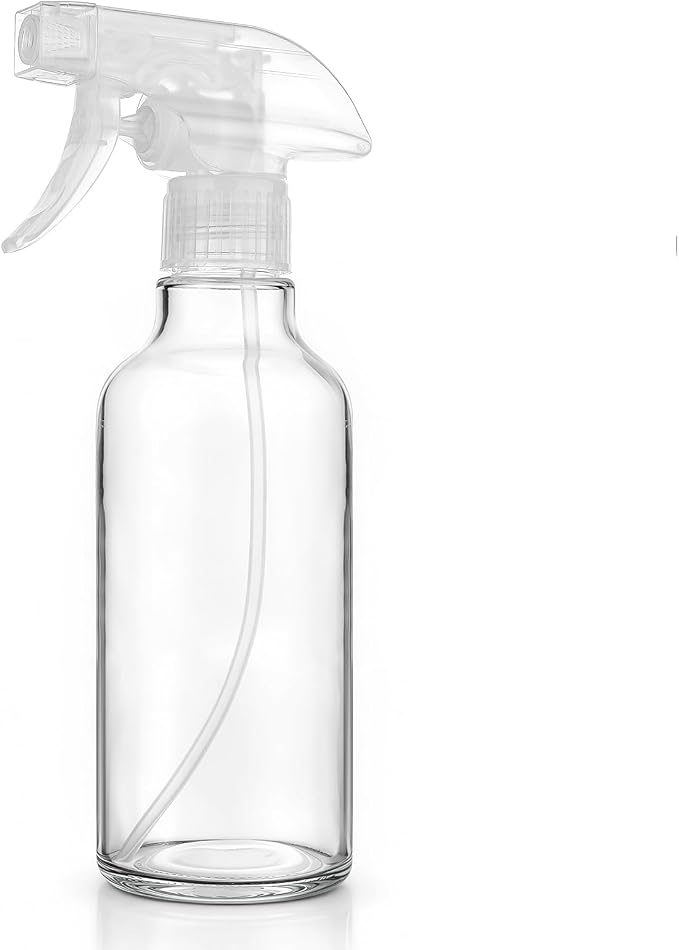 Glass Spray Bottles 12oz Empty Spray Bottle Mist/Stream Spraying Small by Hethyo