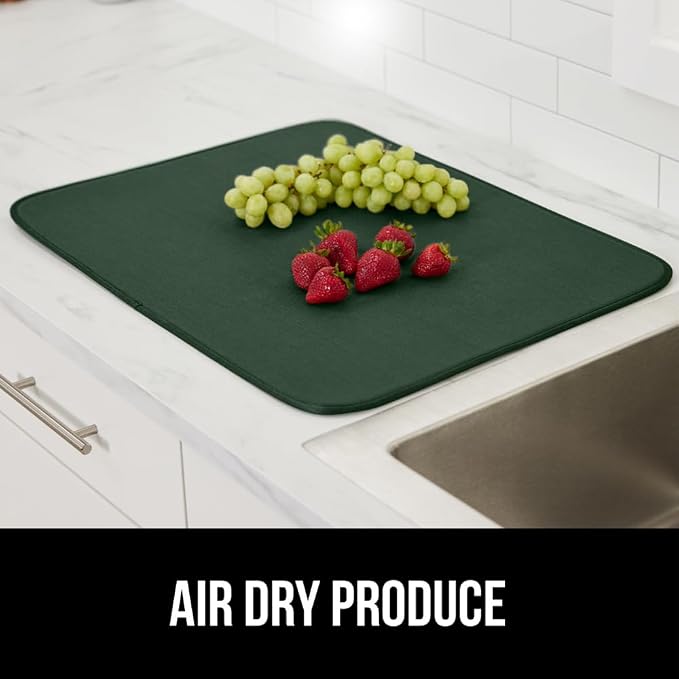 GORILLA GRIP Ultra Water Absorbent Microfiber Dish Drying Mat, Slip Resistant - Image 9