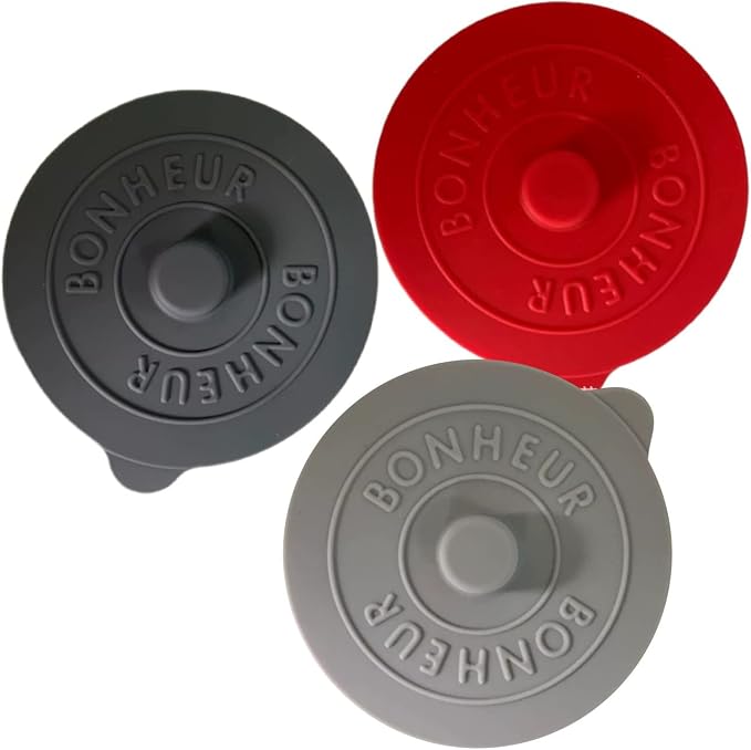 3 Pcs Silicone Cup Lids Anti Dust Seal Mug Covers Reusable Glass Cup Covers by QUANXILXU