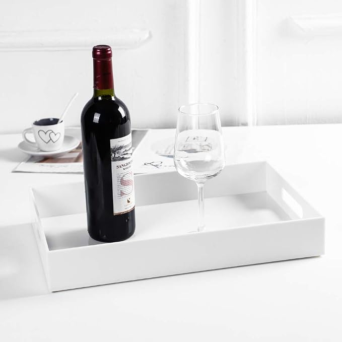 Sooyee Serving Tray with Handles, Coffee Table, Countertop - Image 3