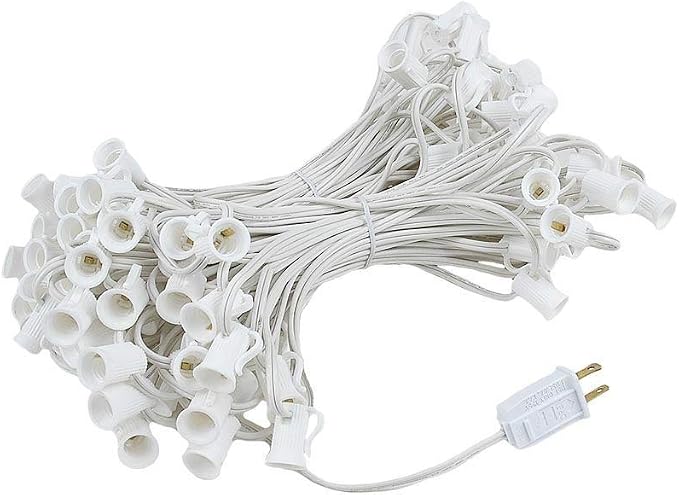 G40 Patio String Lights with 125 Frosted Globe Bulbs - Image 3