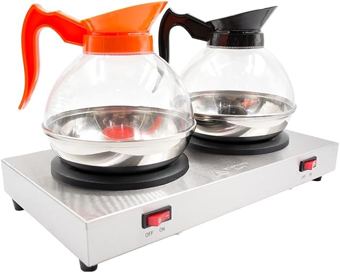 Commercial Coffee Decanter Warm Plate, Stainless Steel Structure - Image 9