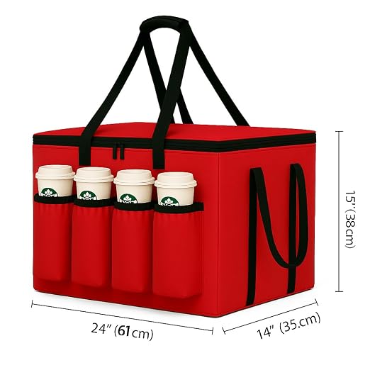 musbus catering bag for doordash uber eats 22x14x14 Insulated Food Delivery Bag - Image 6