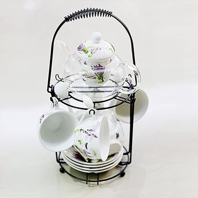 YY YEARCHY Coffee Cup Stand Holder Display Stand Mug Tea Rack Cup and Saucer by YYYEARCHY