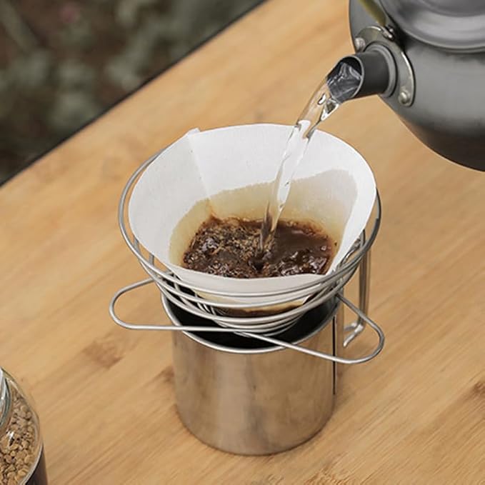 VILLCASE Coffee Dripper Filter Holder Cone Shape Funnel - Image 4