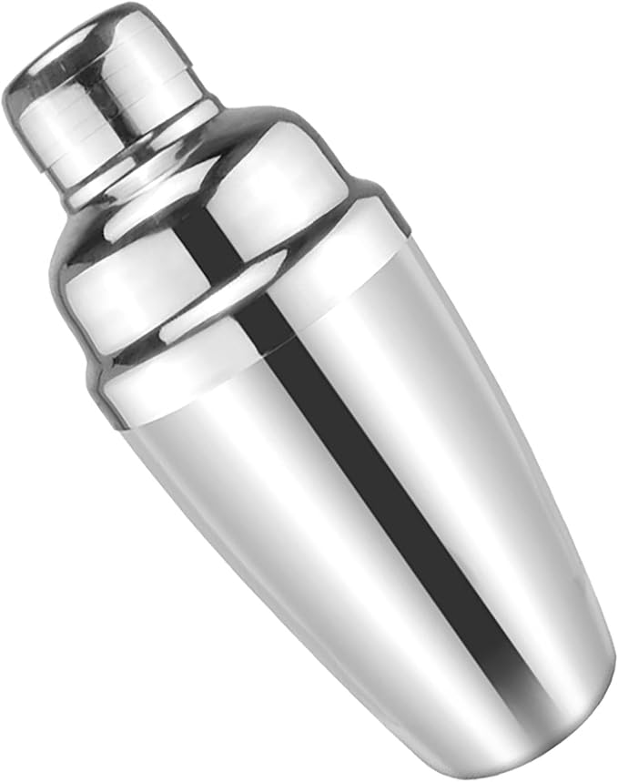 Small Size 8.4 Oz Cocktail Shaker, 5.5 In x 2.5 In Stainless Steel Drink Shaker by Yansanido