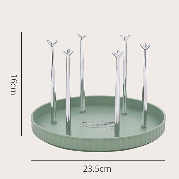 6 Hooks Water Cup Hanger, Cup Storage Rack, Removable Household Stable Creative - Image 3