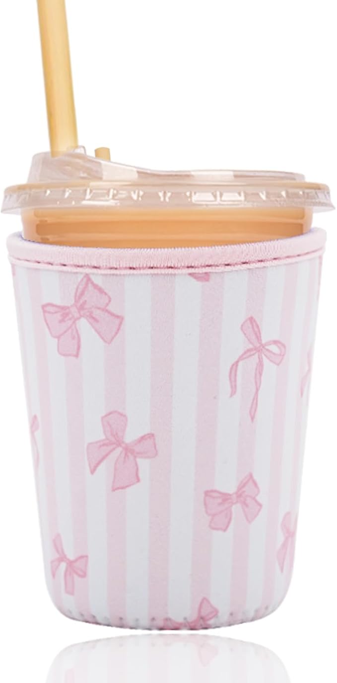 Reusable Insulated Sleeve for Iced Coffee Cup, Coffee Neoprene Sleeve for Cold by Unknown