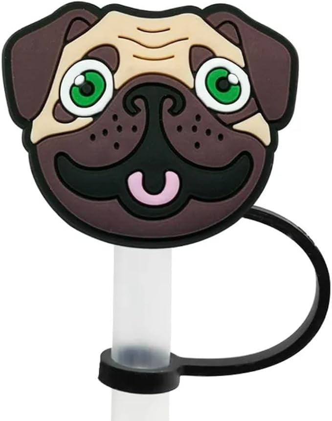 6 Pack 8mm Cute Fun Straw Toppers - Image 7